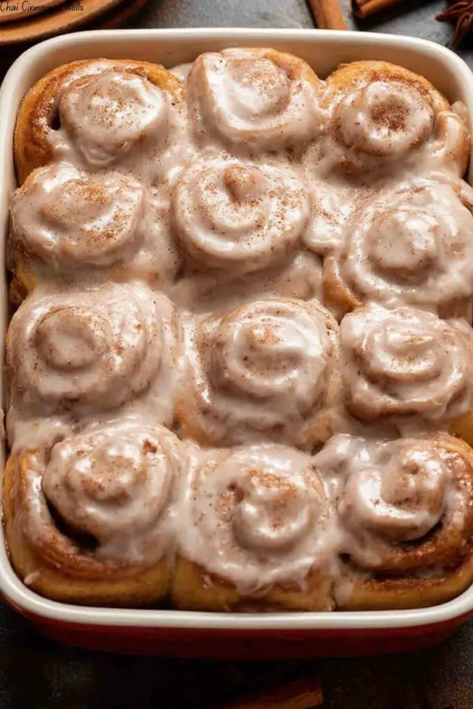 Chai Cinnamon Rolls