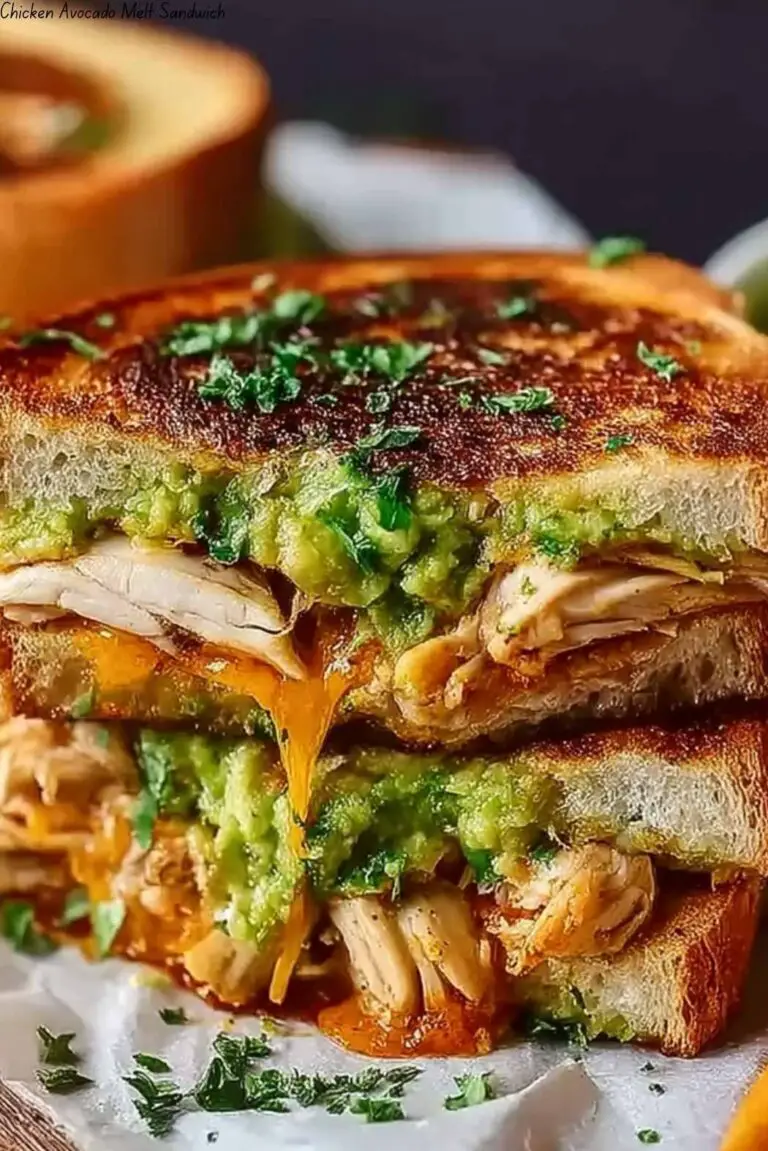 Chicken Avocado Melt Sandwich