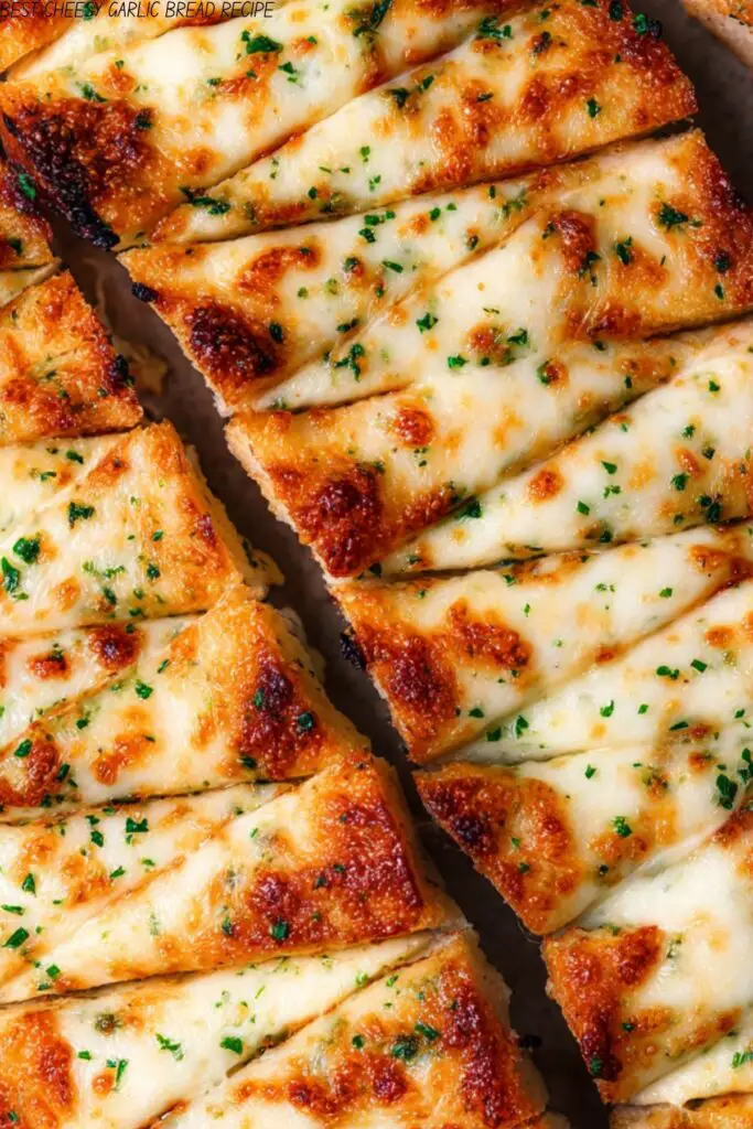 BEST CHEESY GARLIC BREAD RECIPE