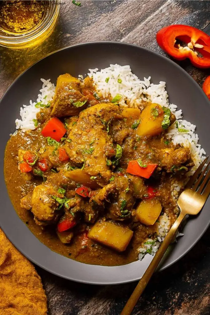 Authentic Jamaican Curry Chicken