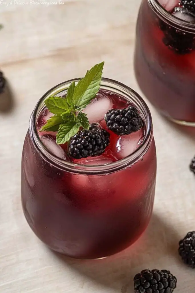 Easy & Delicious Blackberry Iced Tea