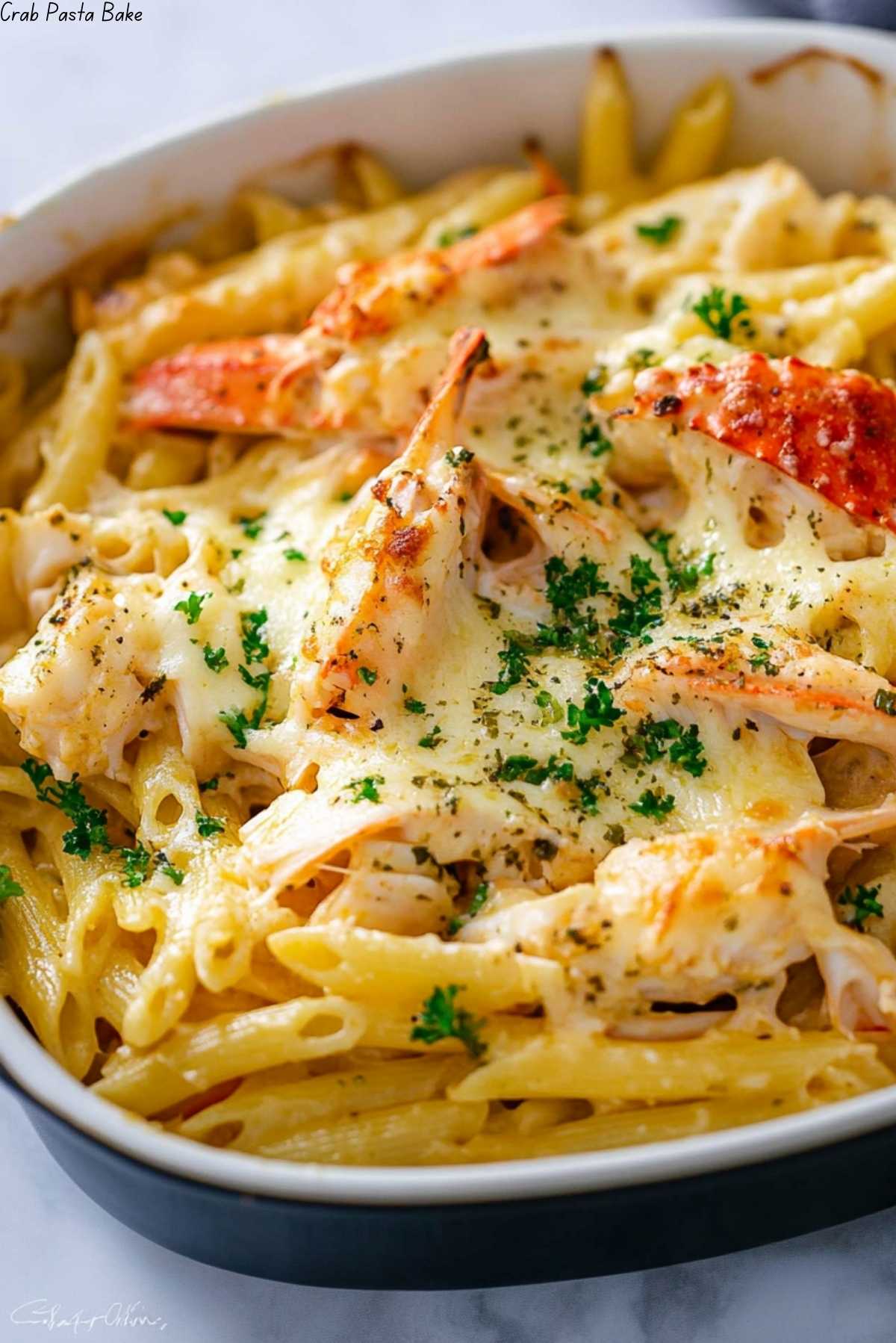 Crab Pasta Bake