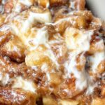 Crock Pot Cinnamon Rolls with Apple