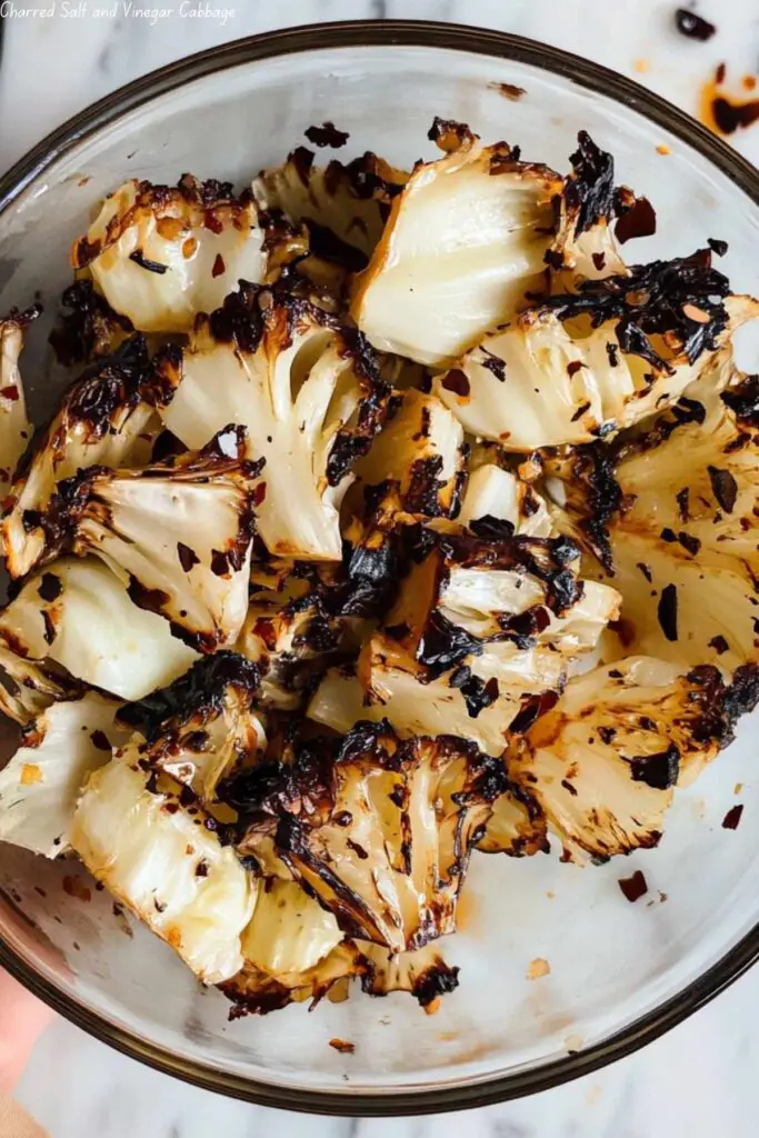 Charred Salt and Vinegar Cabbage