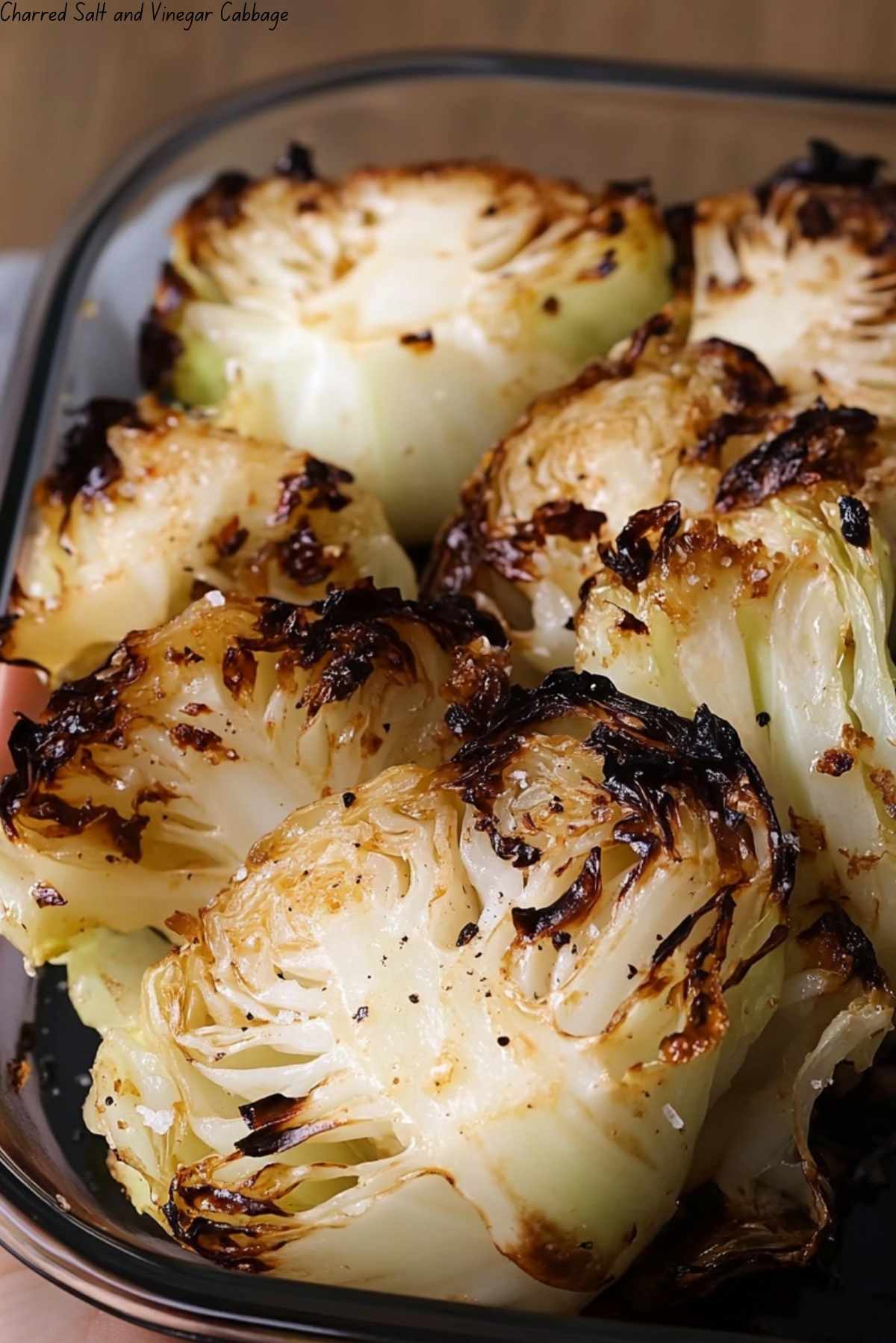Charred Salt and Vinegar Cabbage