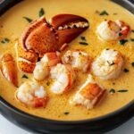 Seafood Bisque with Crab, Shrimp, and Lobster
