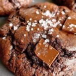 Soft-Batch Double Chocolate Sea Salt Cookies