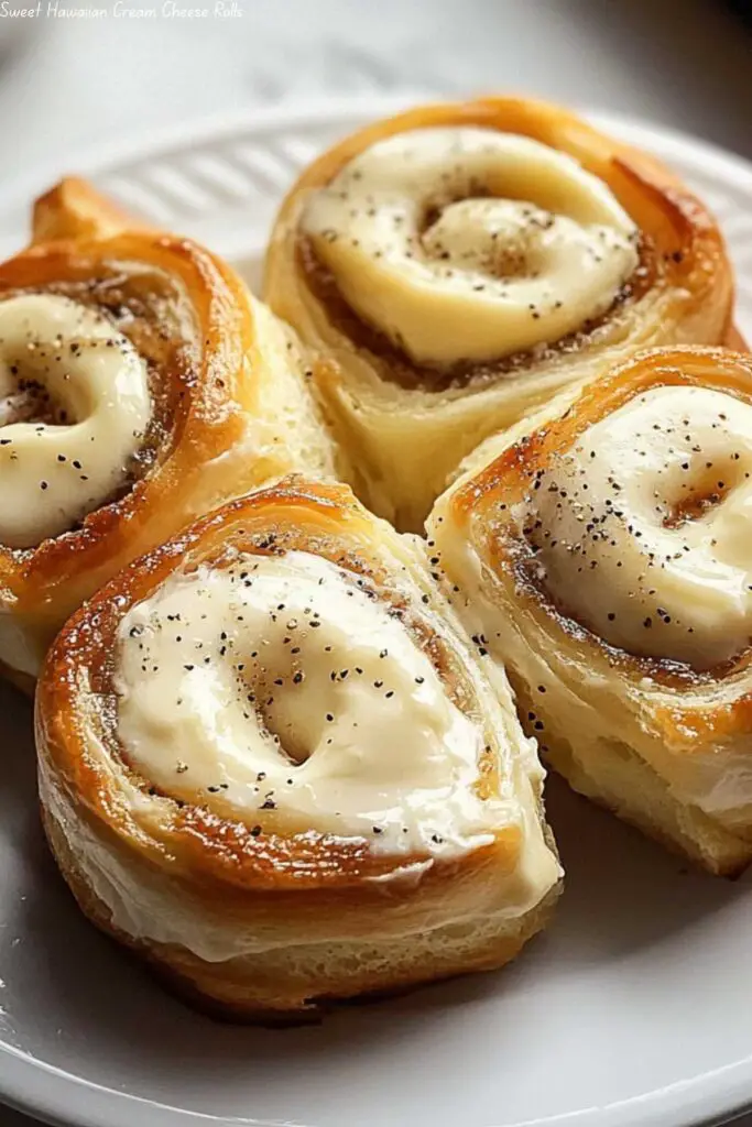 Sweet Hawaiian Cream Cheese Rolls