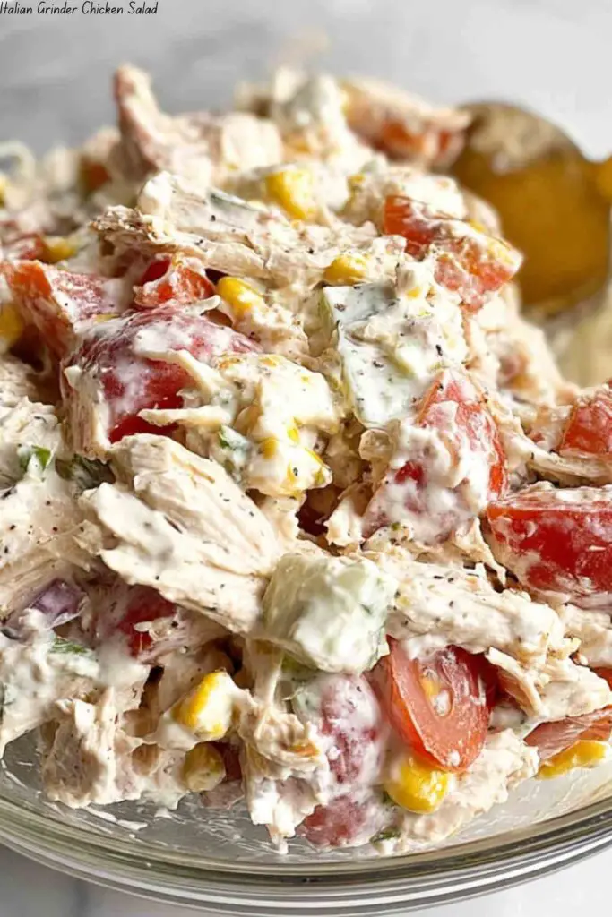 Italian Grinder Chicken Salad