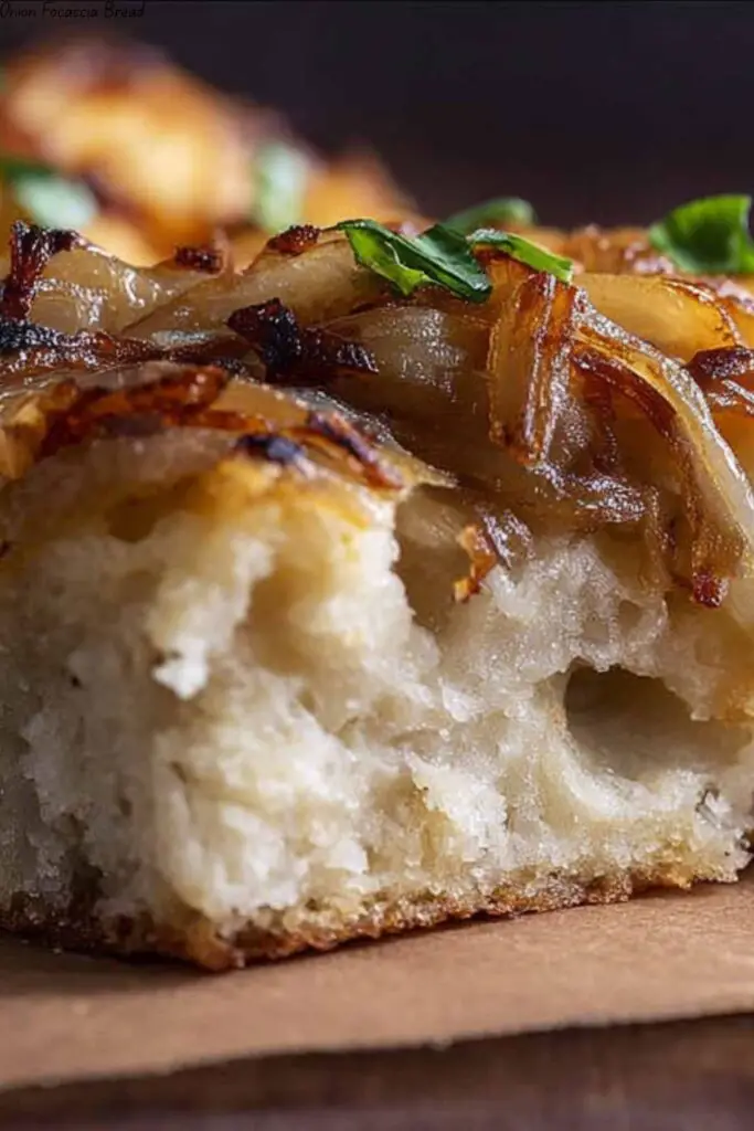 Onion Focaccia Bread