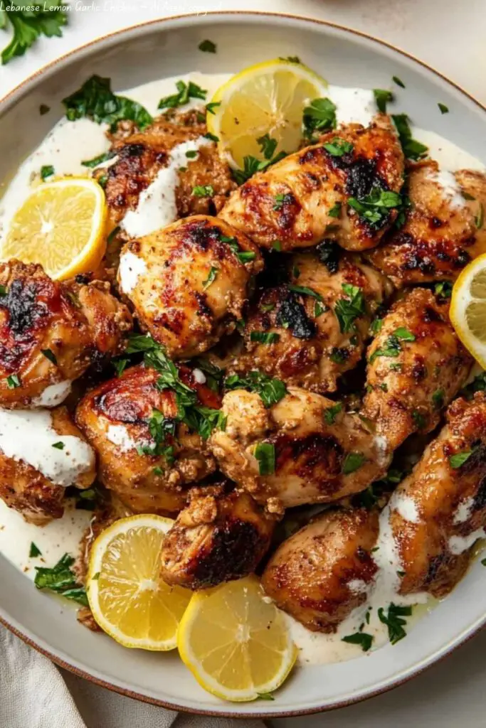 Lebanese Lemon Garlic Chicken – Al Aseel copycat