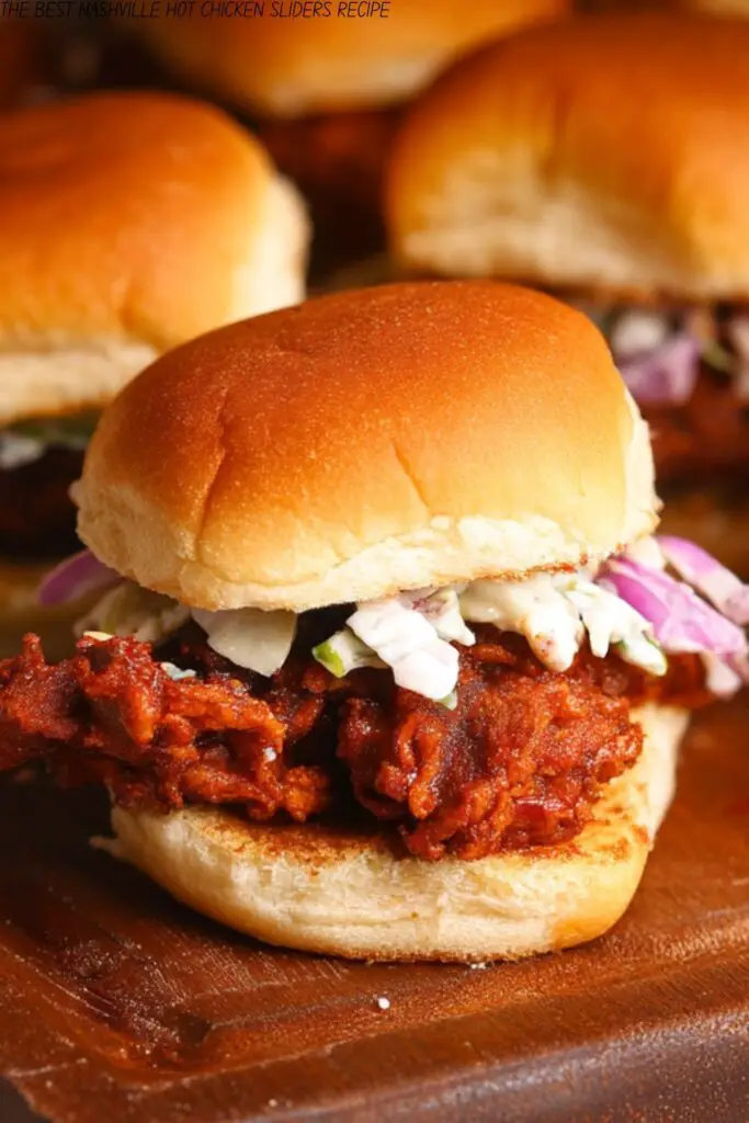 THE BEST NASHVILLE HOT CHICKEN SLIDERS RECIPE