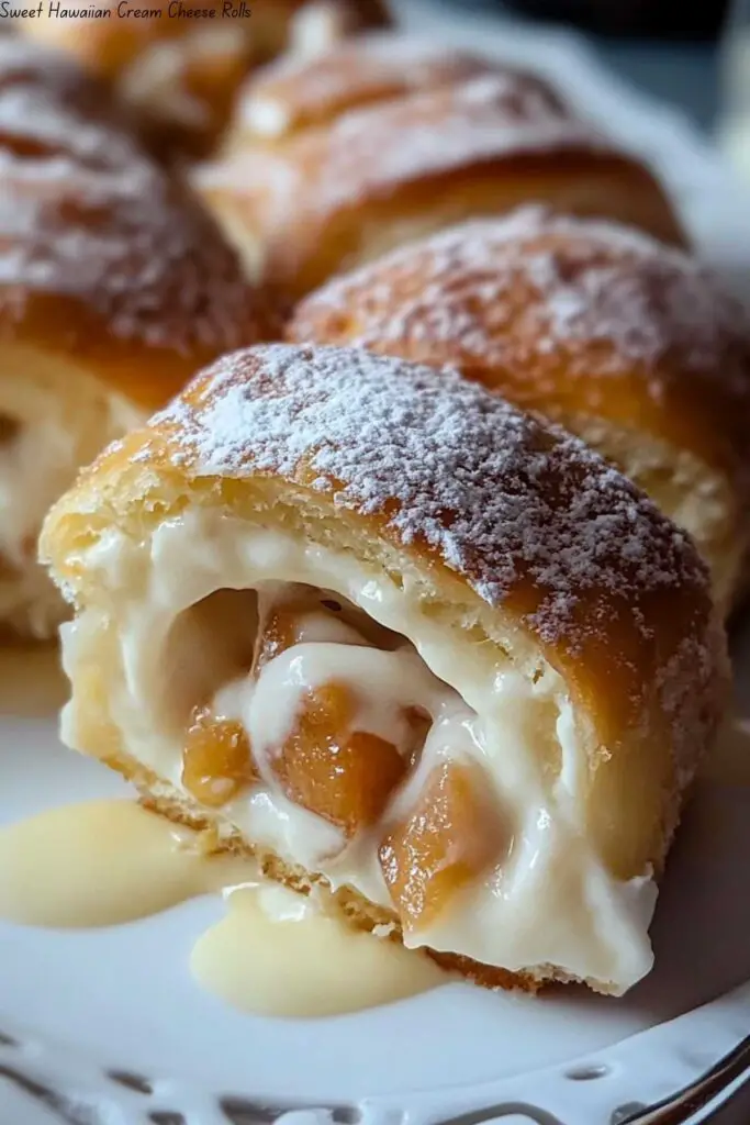 Sweet Hawaiian Cream Cheese Rolls