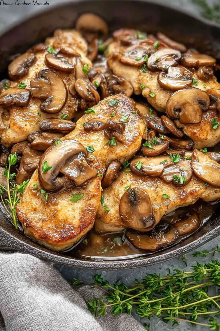 Classic Chicken Marsala