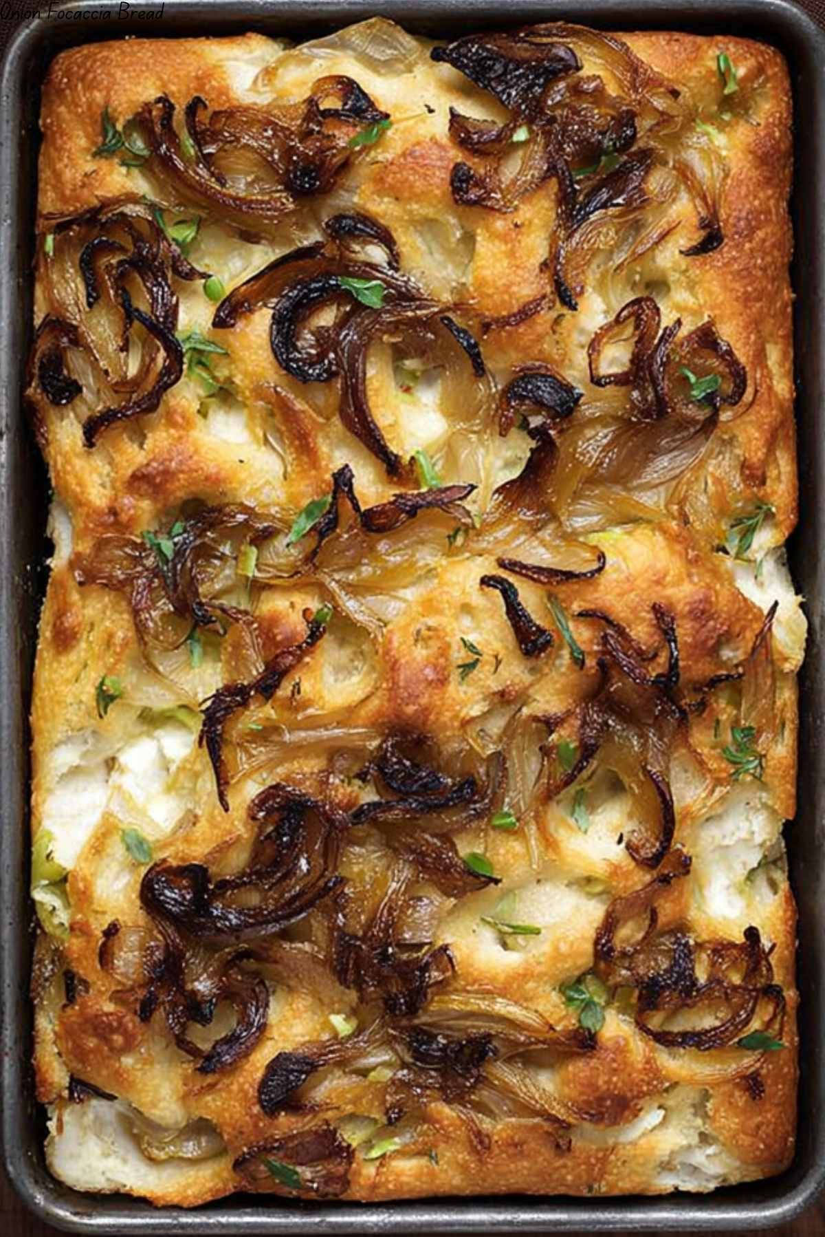 Onion Focaccia Bread