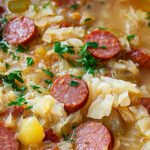 Kielbasa Sauerkraut Soup