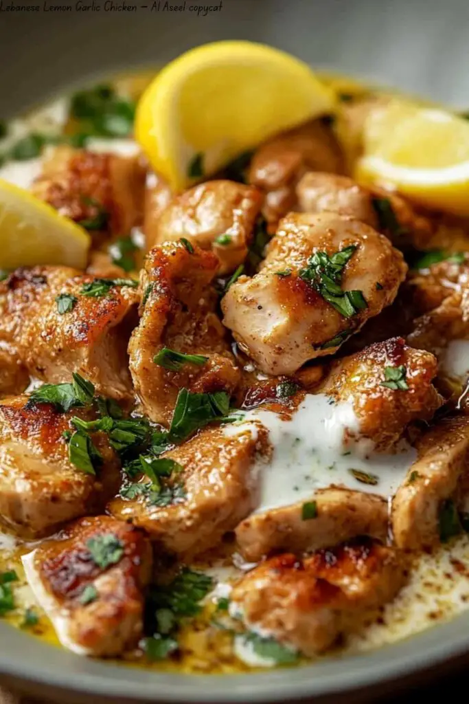 Lebanese Lemon Garlic Chicken – Al Aseel copycat