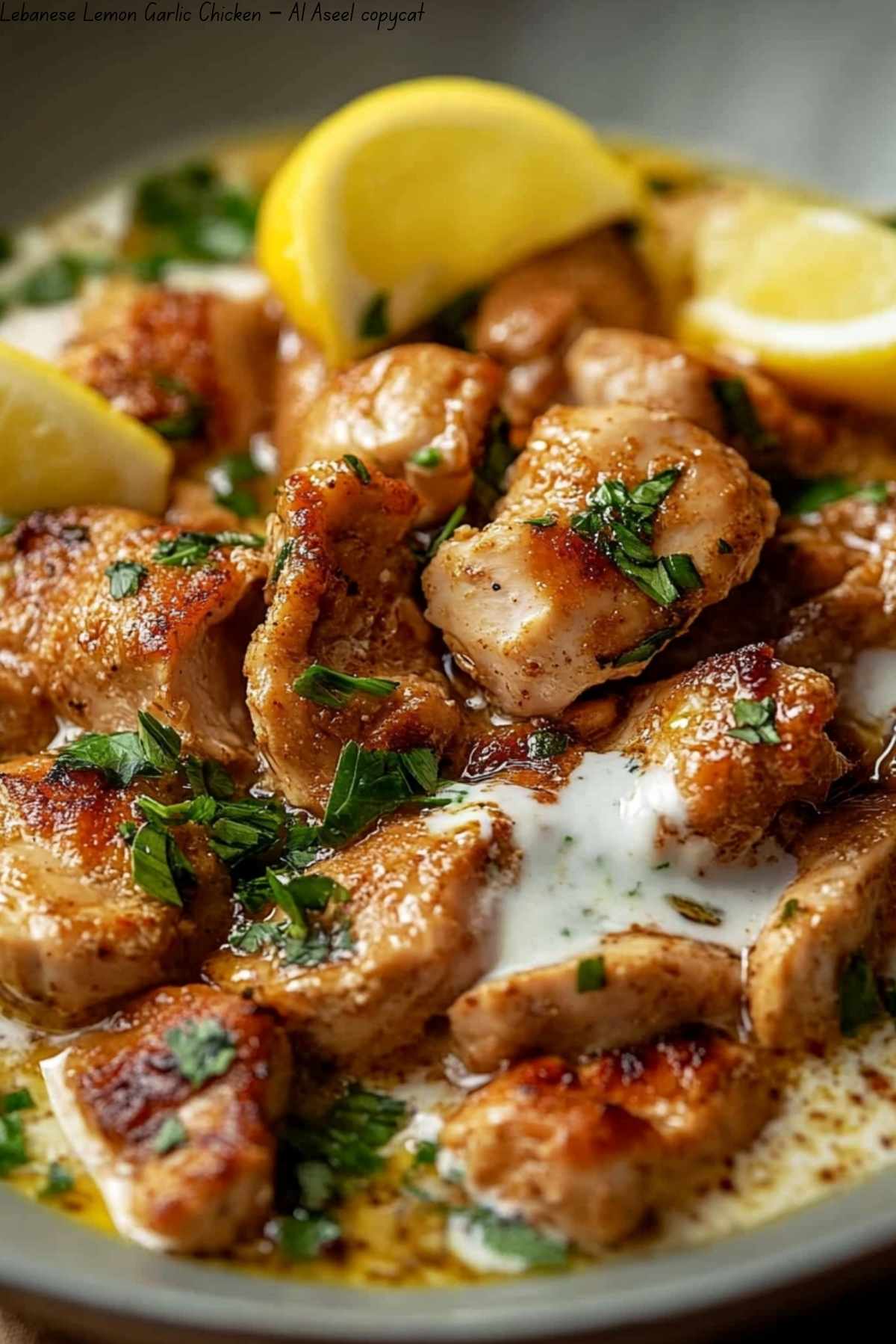 Lebanese Lemon Garlic Chicken – Al Aseel copycat