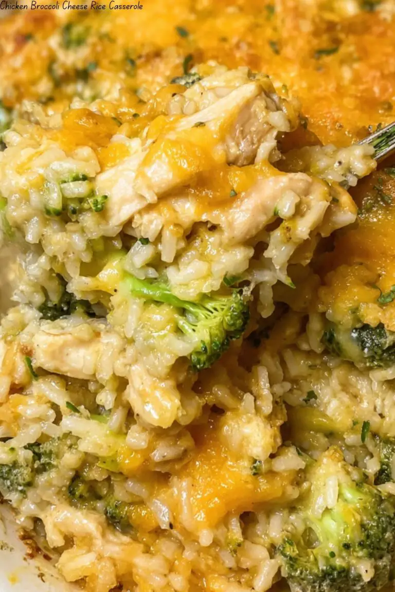 Chicken Broccoli Cheese Rice Casserole