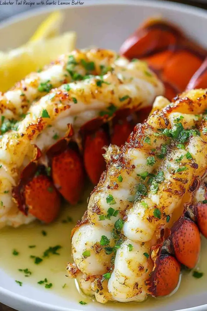 Lobster Tail Recipe with Garlic Lemon Butter