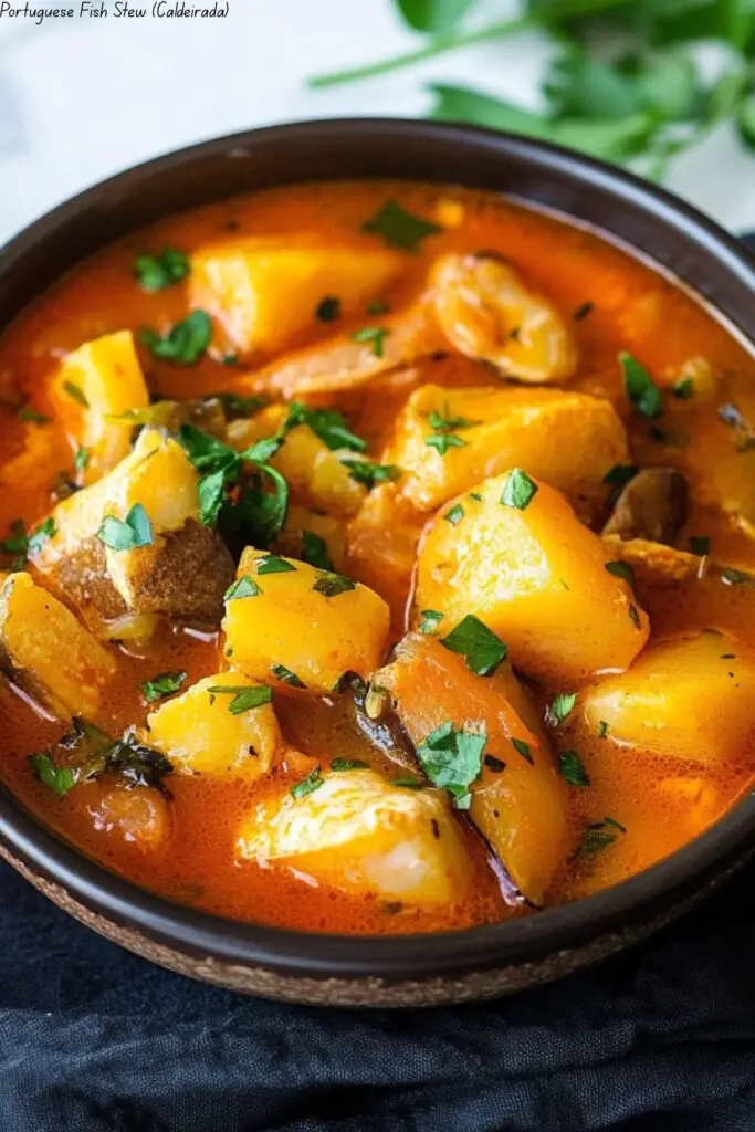 Portuguese Fish Stew (Caldeirada)