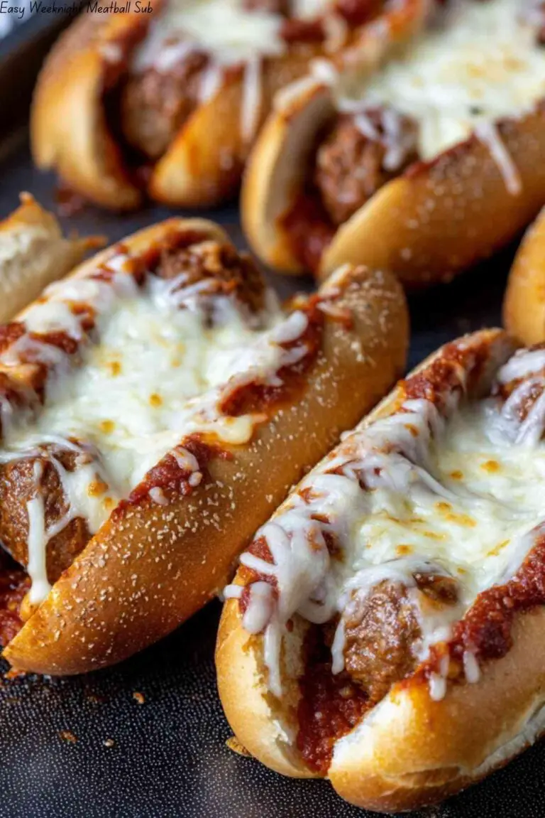 Easy Weeknight Meatball Sub