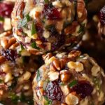 Mini Cranberry Pecan Goat Cheese Balls
