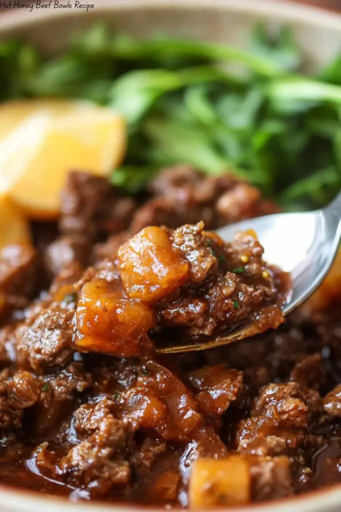 Hot Honey Beef Bowls Recipe