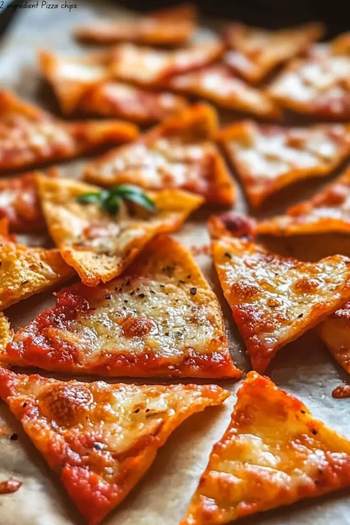 2 Ingredient Pizza Chips