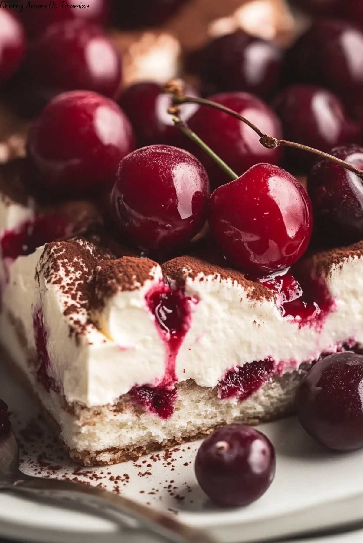 Cherry Amaretto Tiramisu