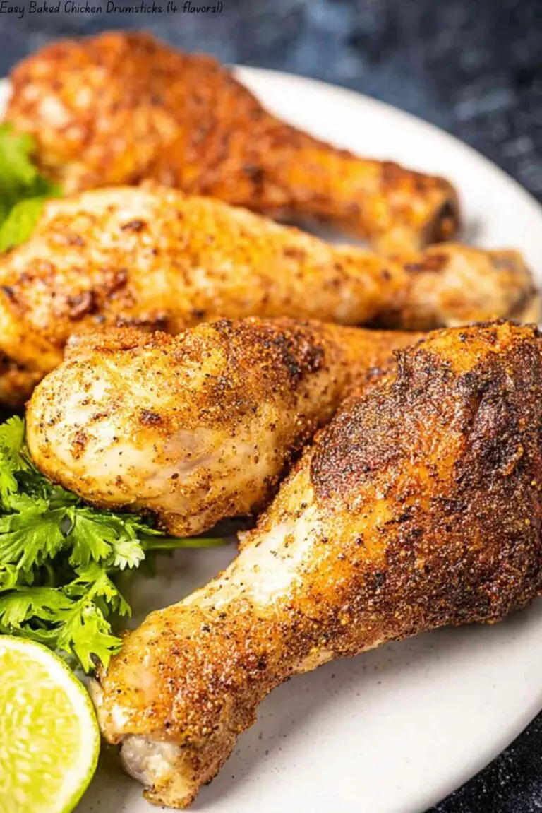 Easy Baked Chicken Drumsticks (4 flavors!)