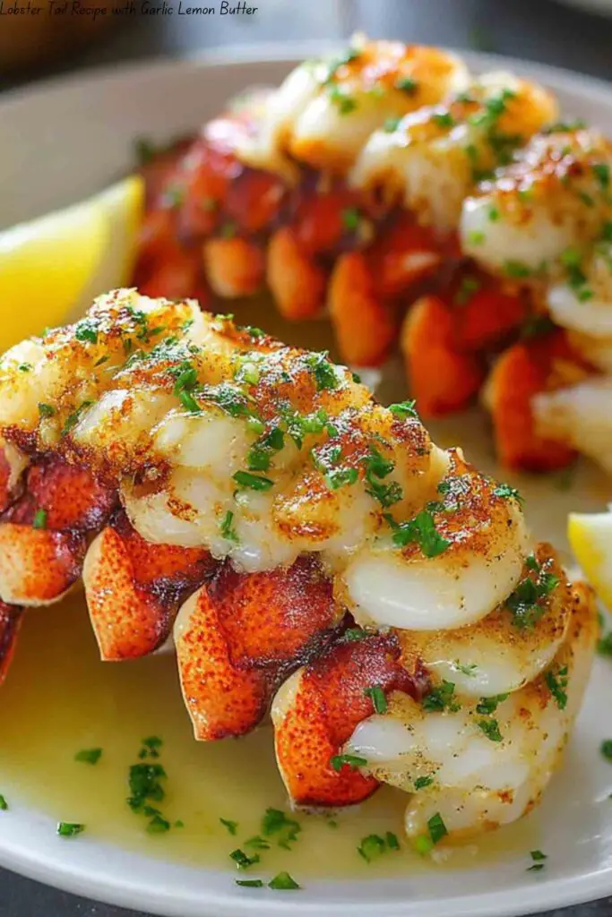 Lobster Tail Recipe with Garlic Lemon Butter