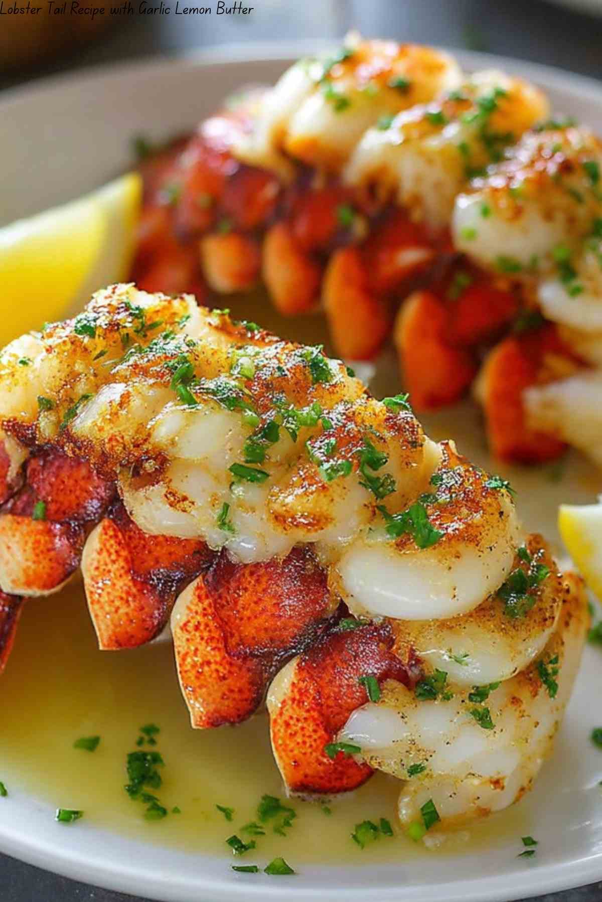Lobster Tail Recipe with Garlic Lemon Butter