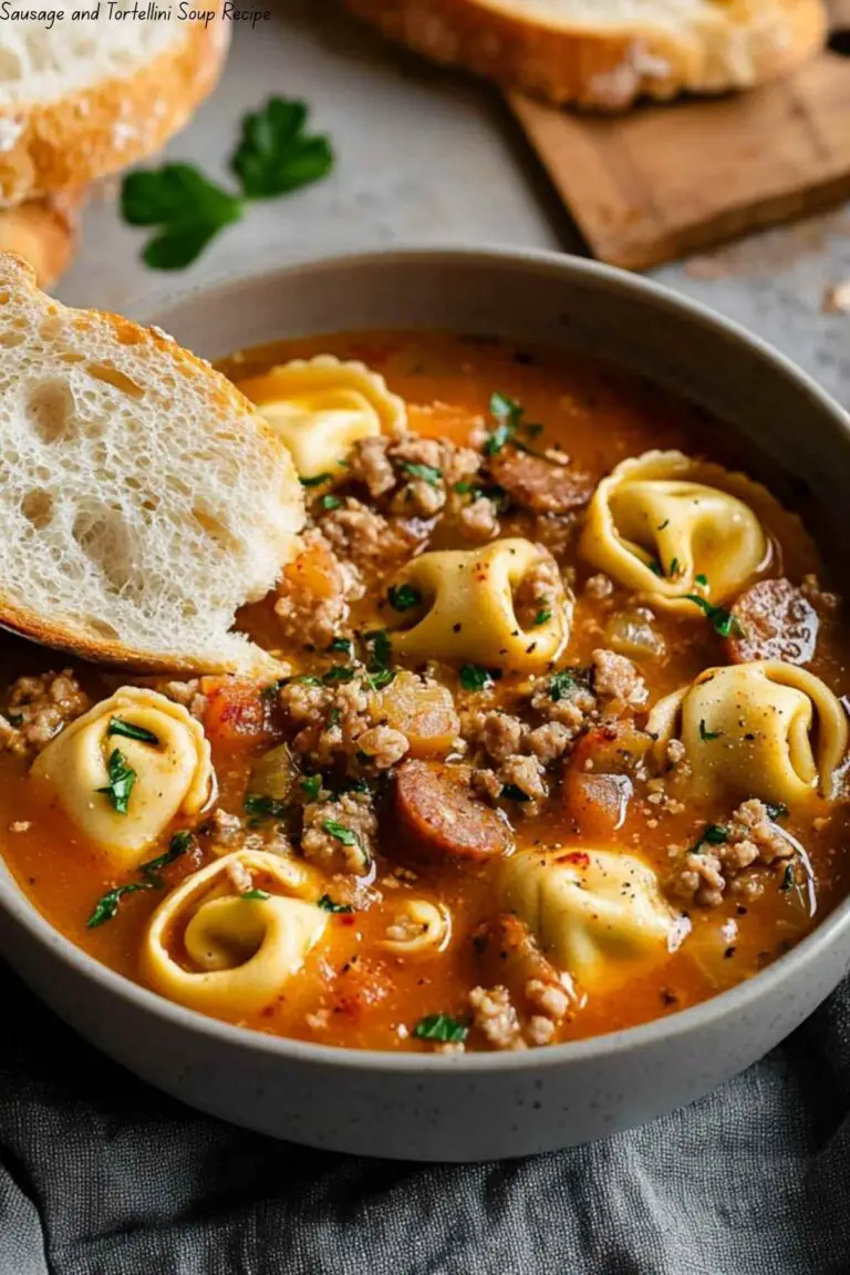 Sausage and Tortellini Soup Recipe