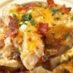 Cheddar Bacon Ranch Slow Cooker Chicken & Potatoes