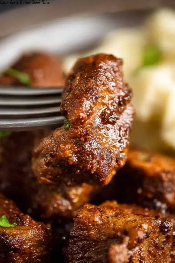 Cajun Garlic Butter Steak Bites