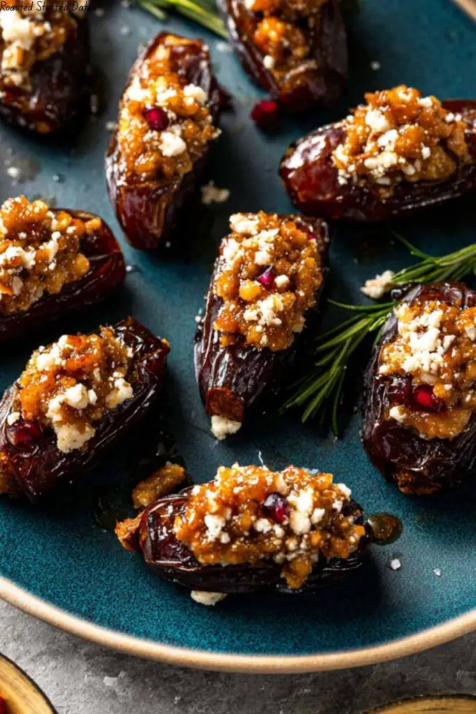 Roasted Stuffed Dates