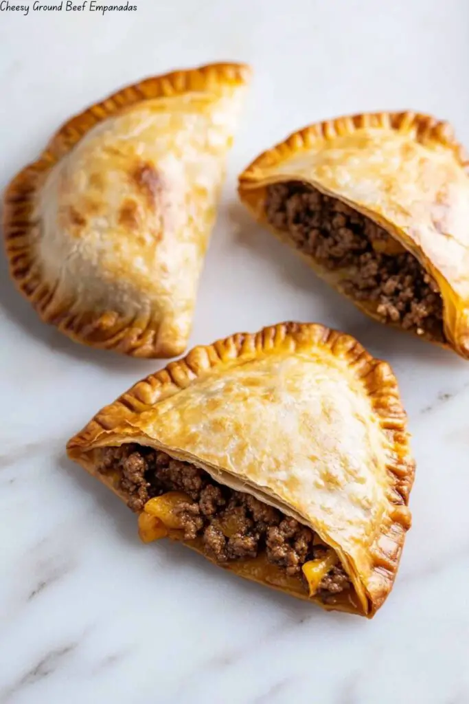 Cheesy Ground Beef Empanadas