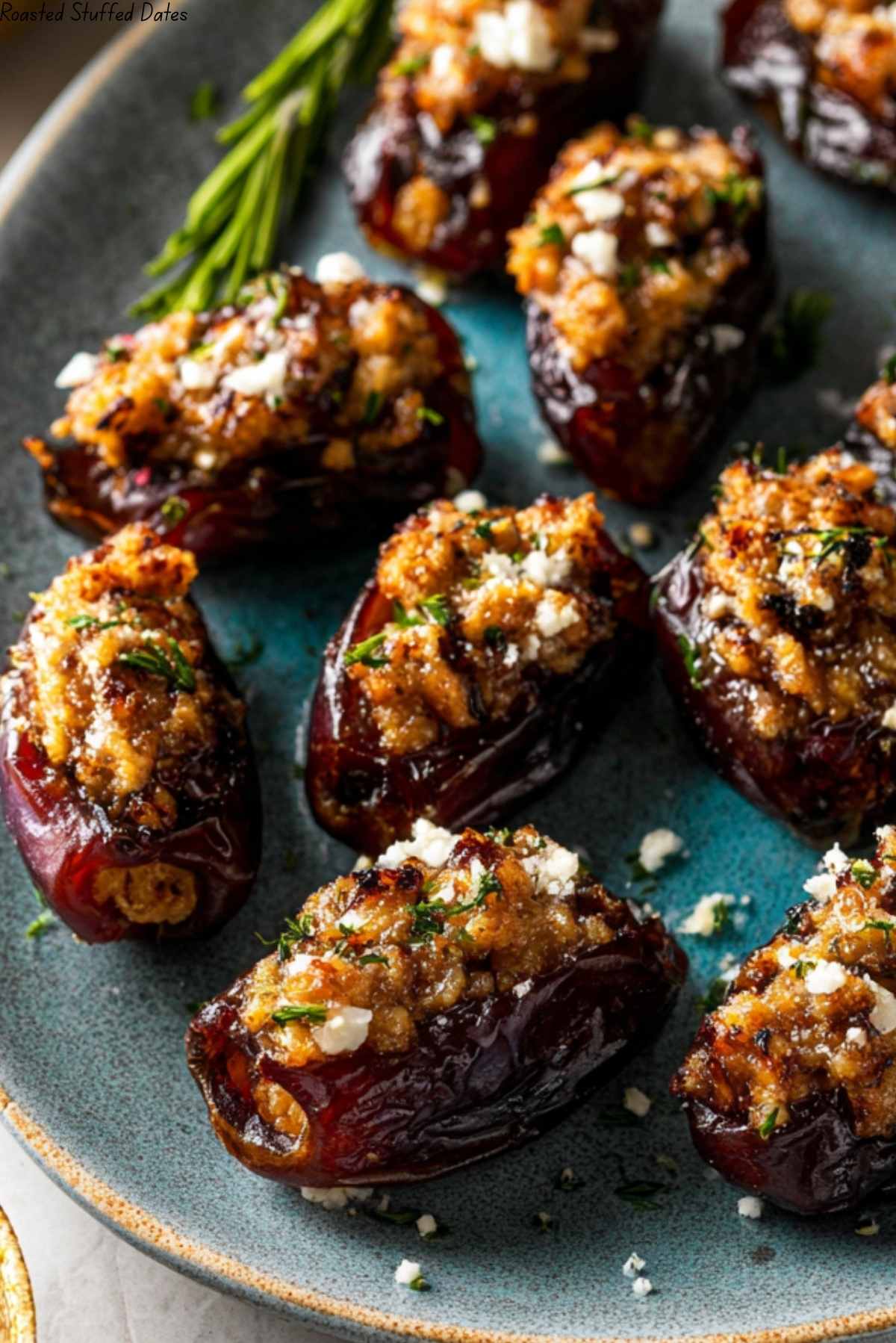 Roasted Stuffed Dates