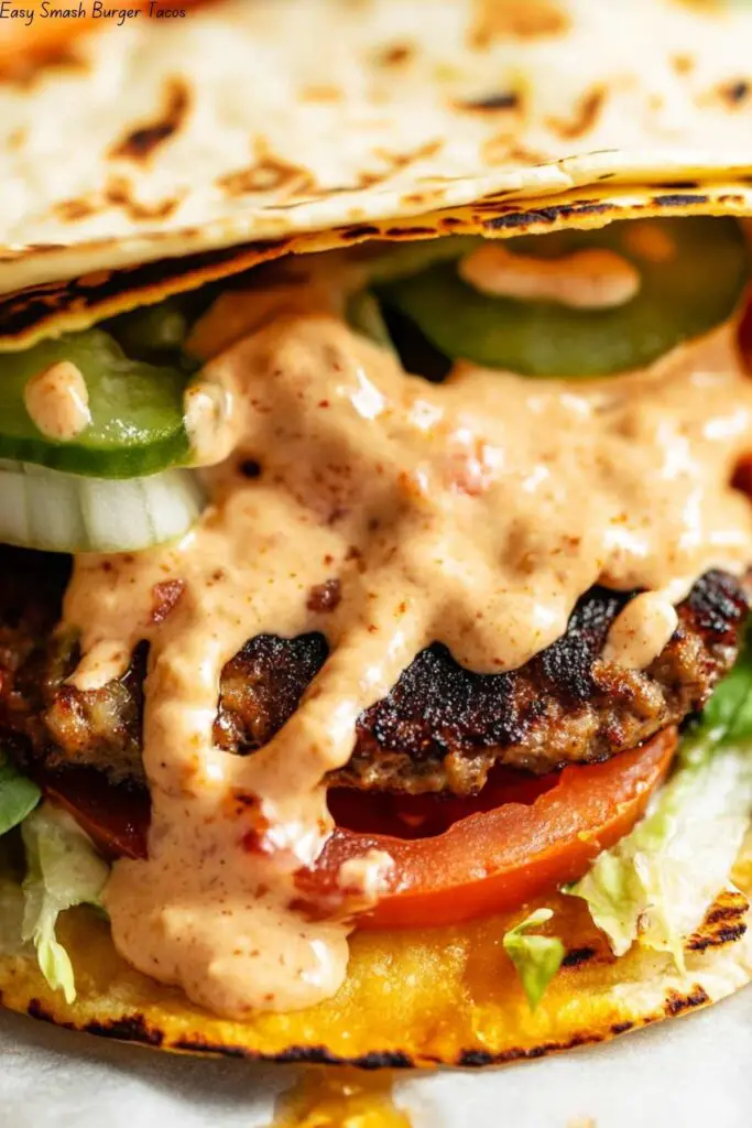 Easy Smash Burger Tacos