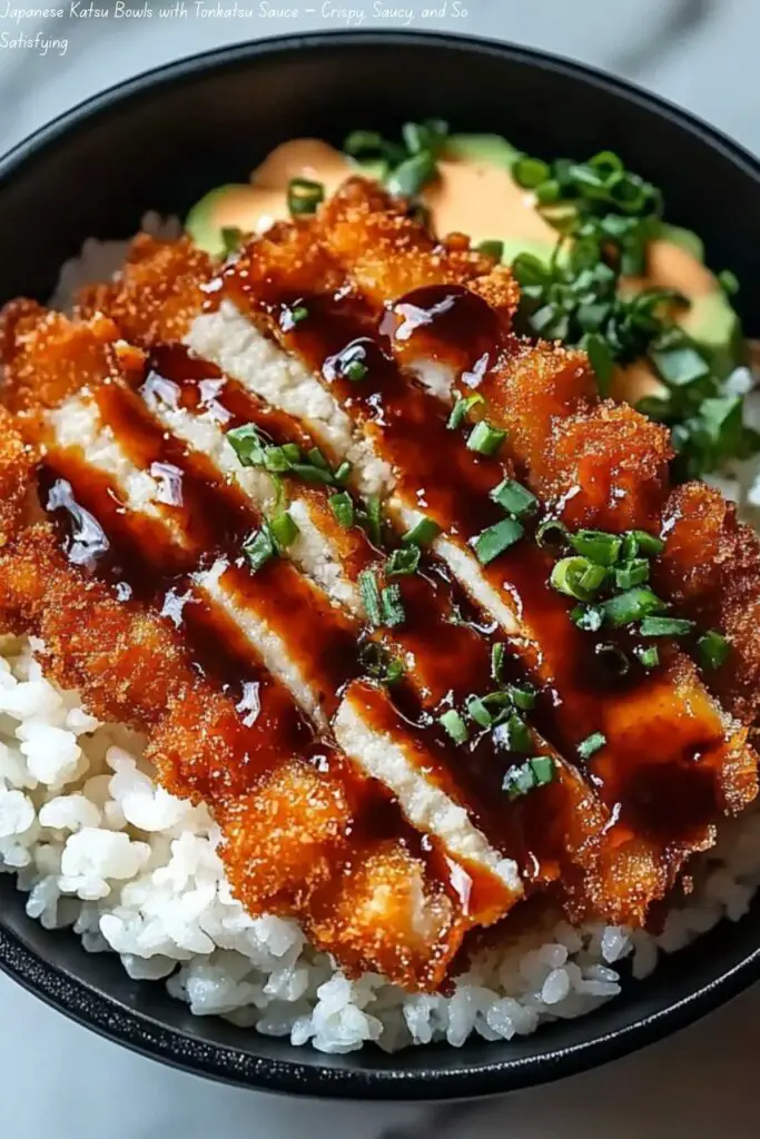 Japanese Katsu Bowls with Tonkatsu Sauce – Crispy, Saucy, and So Satisfying