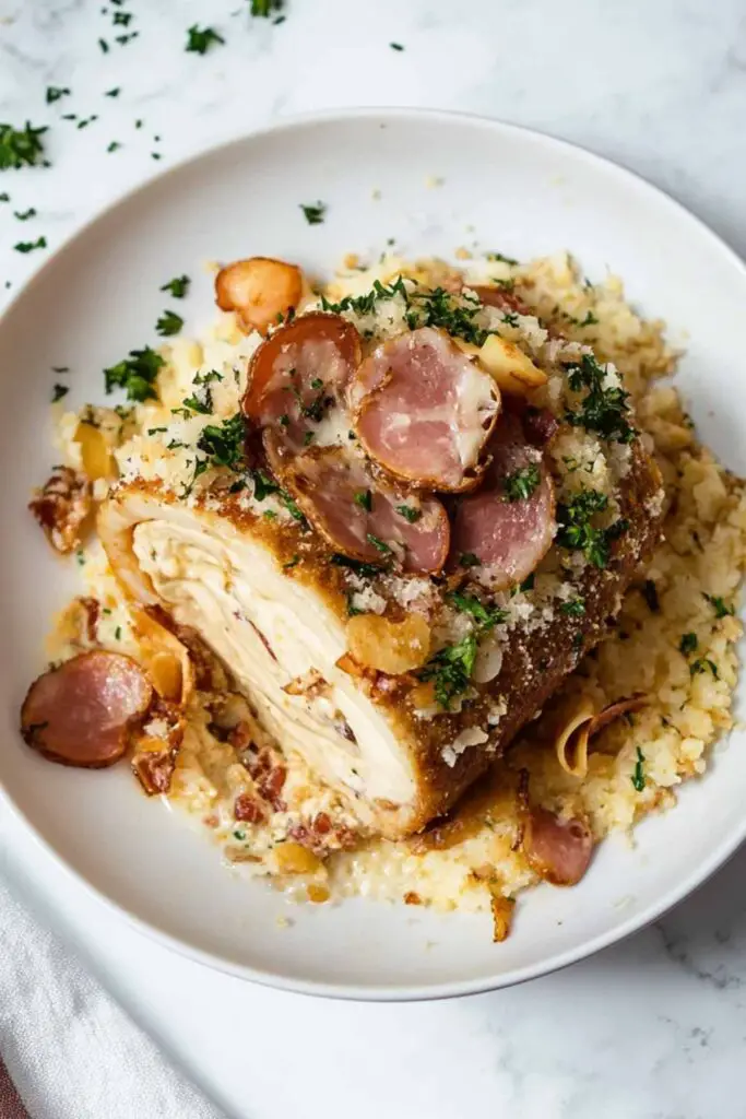 Chicken Cordon Bleu Meatloaf