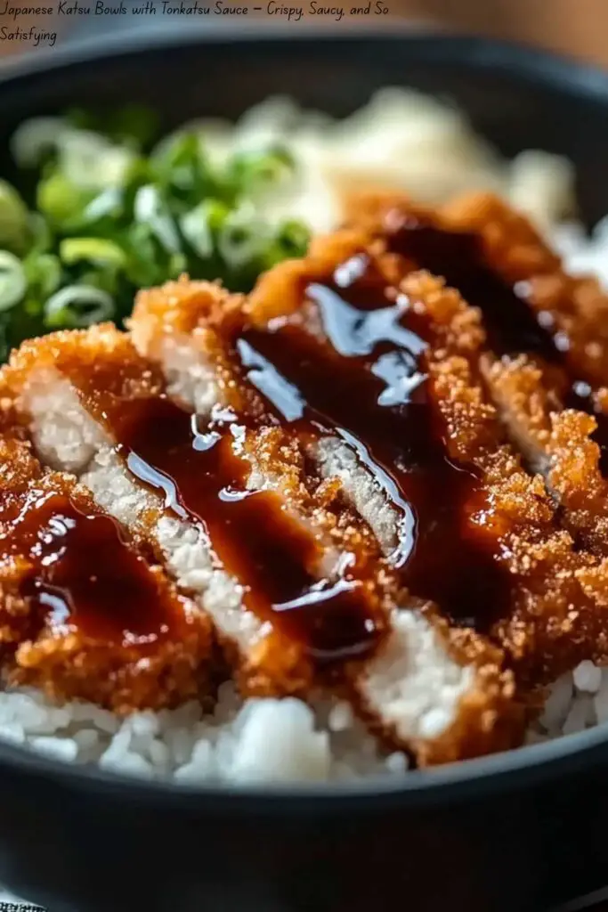 Japanese Katsu Bowls with Tonkatsu Sauce – Crispy, Saucy, and So Satisfying