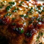 Melt-in-Your-Mouth Garlic Parmesan Chicken Meatloaf