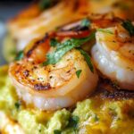 Shrimp Burgers with Cilantro and Guacamole