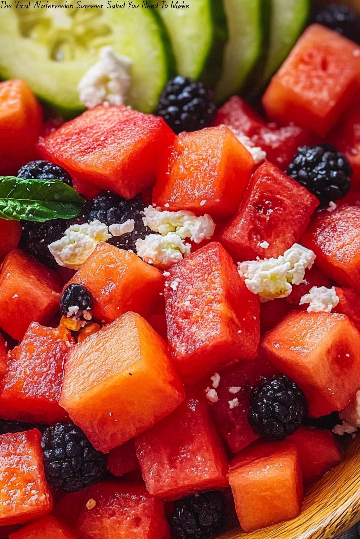 The Viral Watermelon Summer Salad You Need To Make