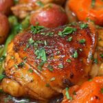 Slow Cooker Honey Garlic Chicken and Veggies