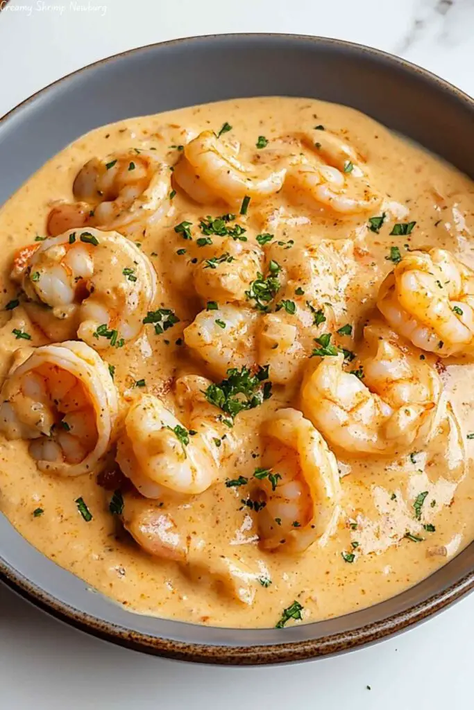 Creamy Shrimp Newburg