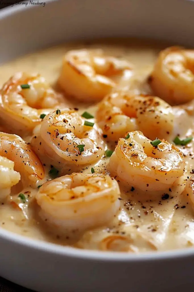 Creamy Shrimp Newburg