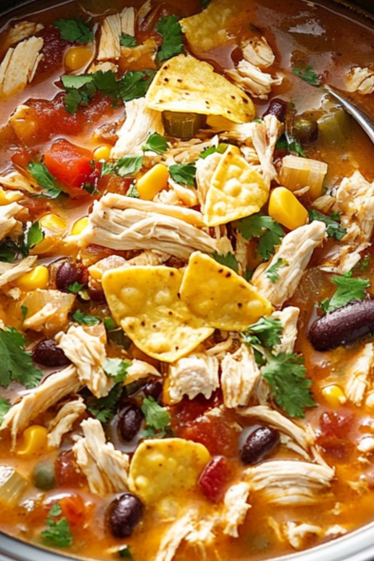 Slow Cooker Chicken Tortilla Soup Recipe